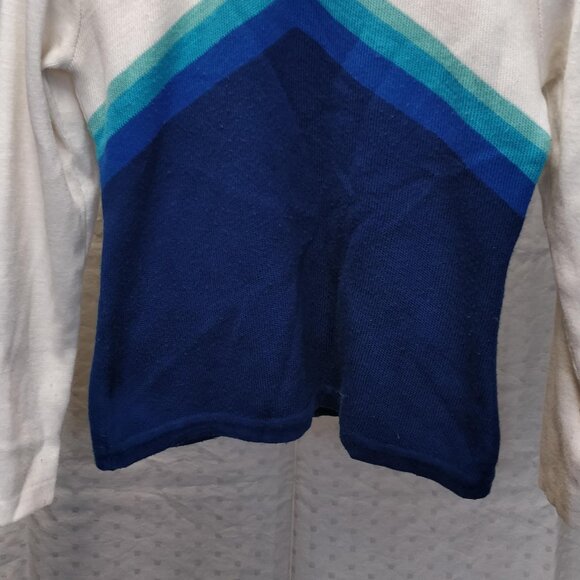 Blue alpine knit sweater - Picture 2 of 3